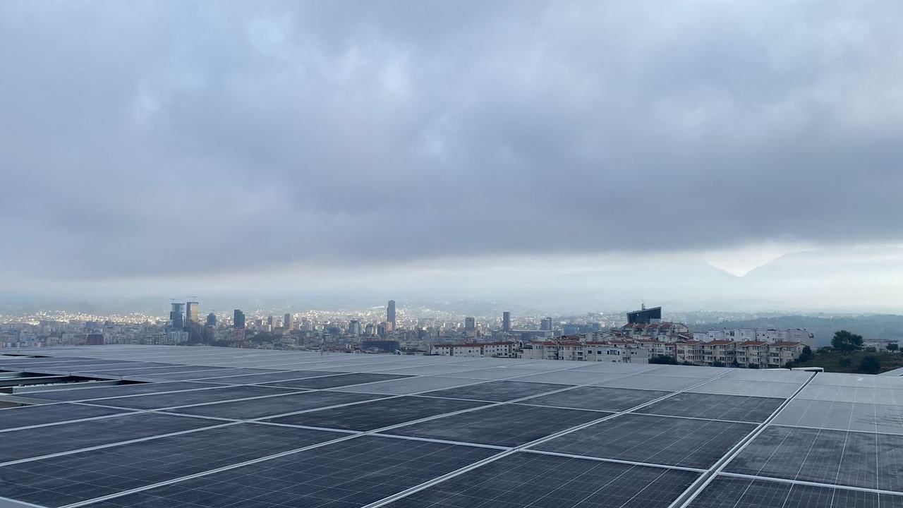 Urban Rooftop PV — Elevated Structure — Tirana, Albania